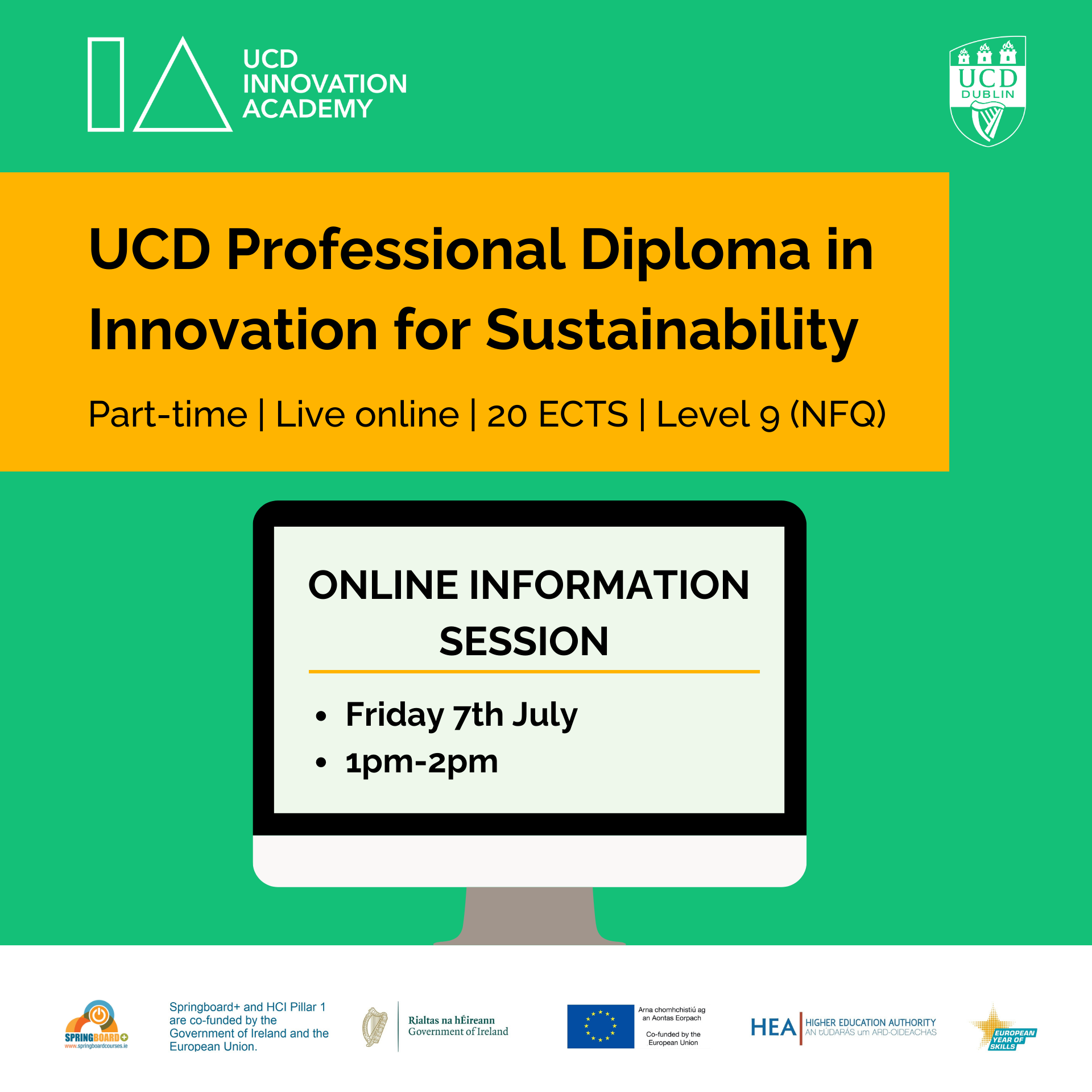 Online Information Session Innovation For Sustainability